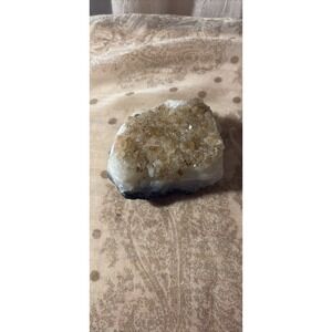 Heat Treated Citrine Geode Specimen Crystal Cluster 11.75 oz crystal collector